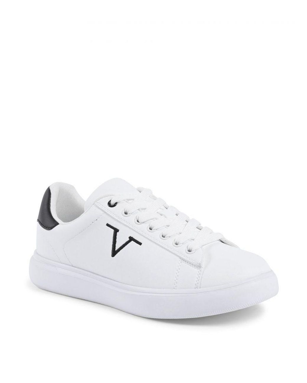 Versace 19.69 Abbigliamento Sportivo White V Sneaker Snk 004 W Leather