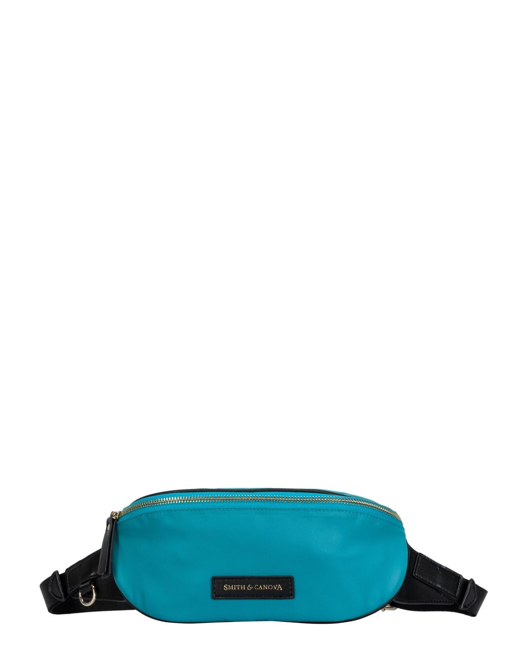 Smith & Canova Blue Nylon Zip Around Bum Bag