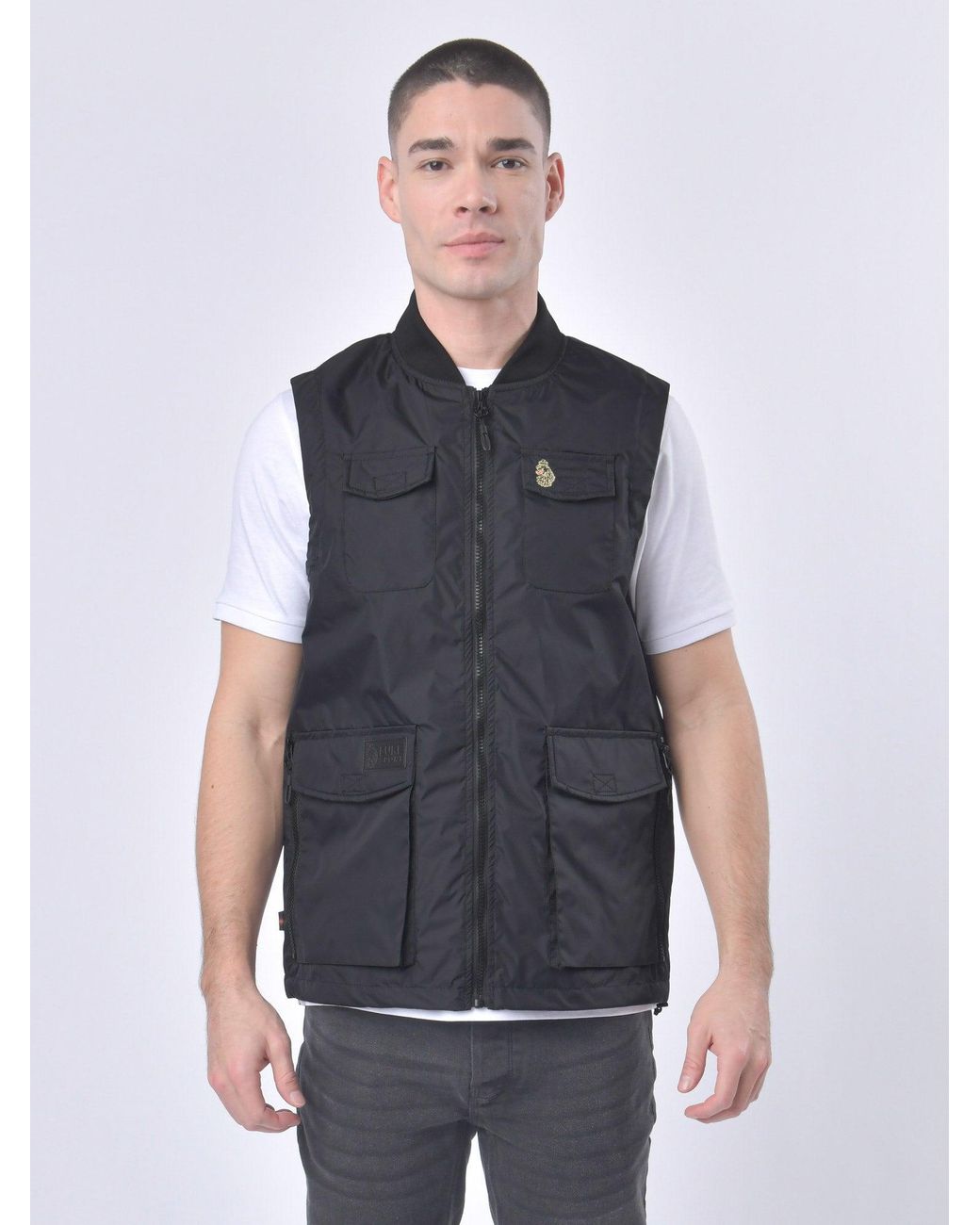Luke 1977 Blue Gilation Gilet for men