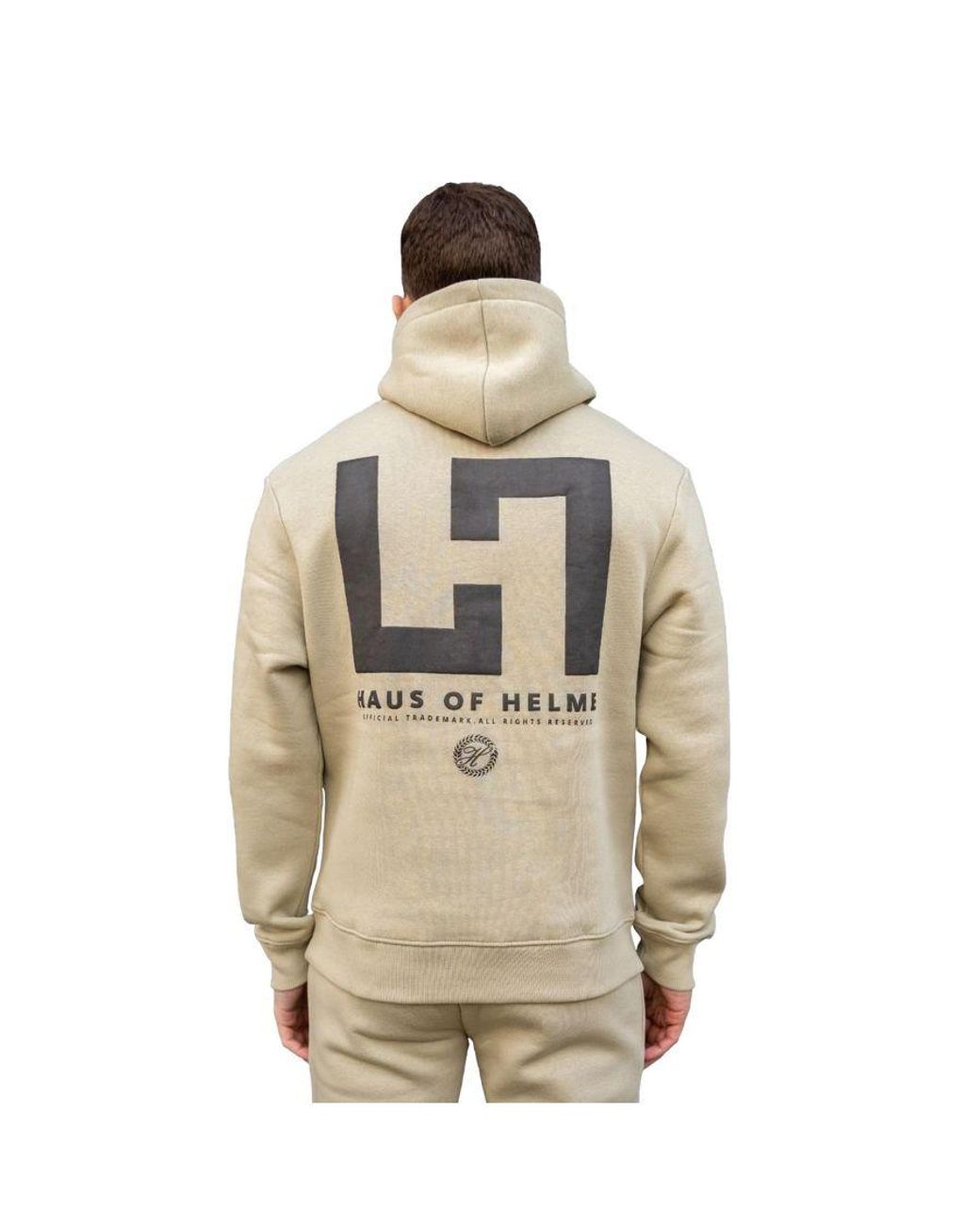 Helm Natural Two Piece Tracksuit Hoodie & Jogger Set for men
