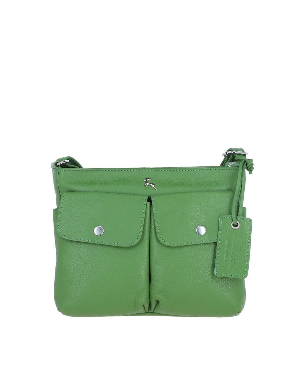 Ashwood Leather Green 'Cardiff' Real Crossbody Bag