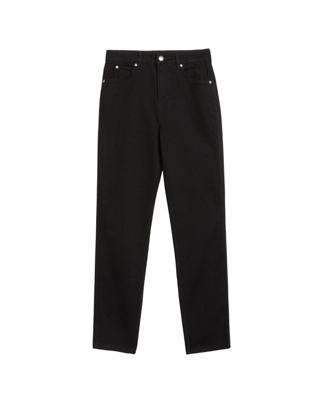 Ted Baker Black Sanzan Mid Rise Slim Jeans Cotton