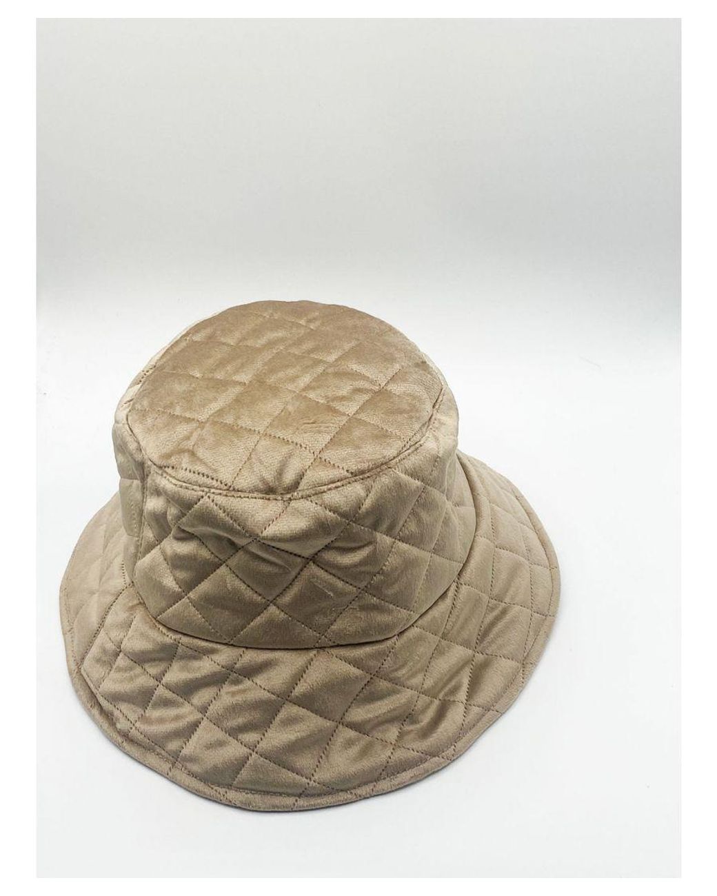 SVNX Natural Quilted Bucket Hat