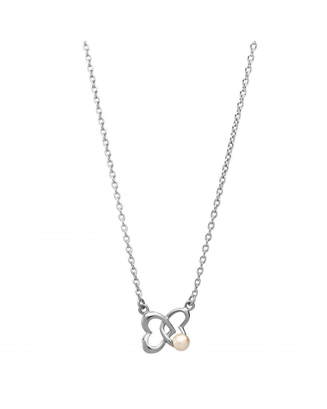 Orphelia Metallic 'Lili' 925 Sterling Chain With Pendant