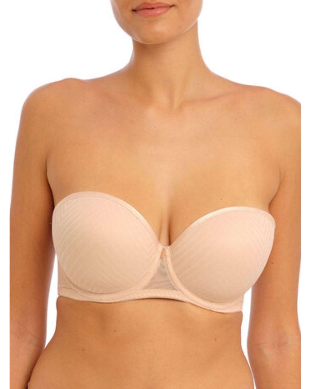 Freya Brown Tailored Moulded Strapless Bra