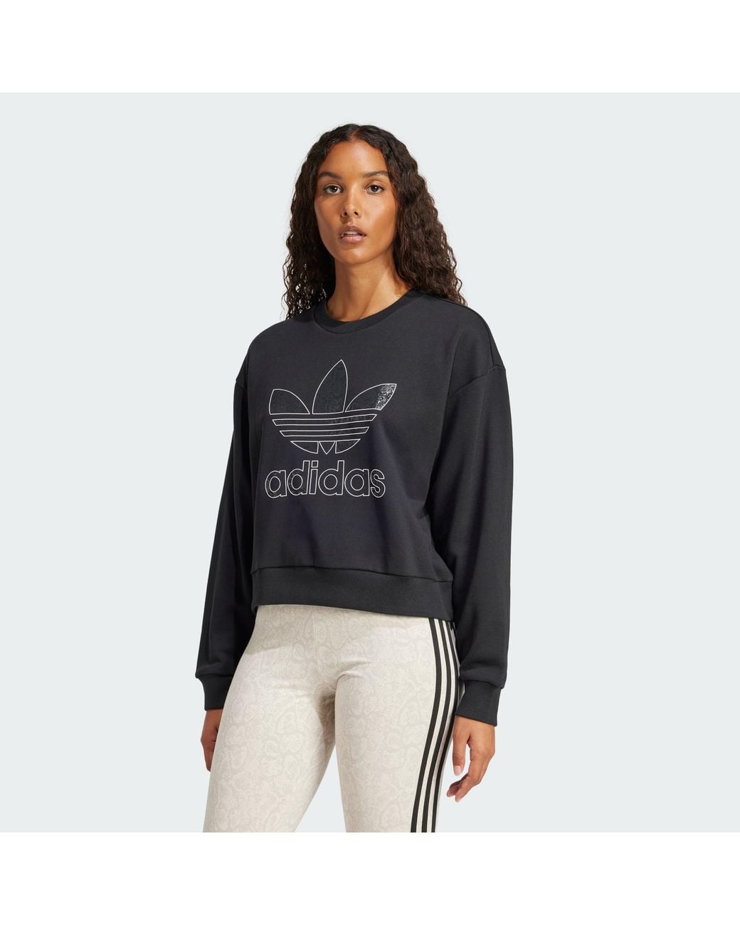 Adidas Black Snake Crew Sweatshirt