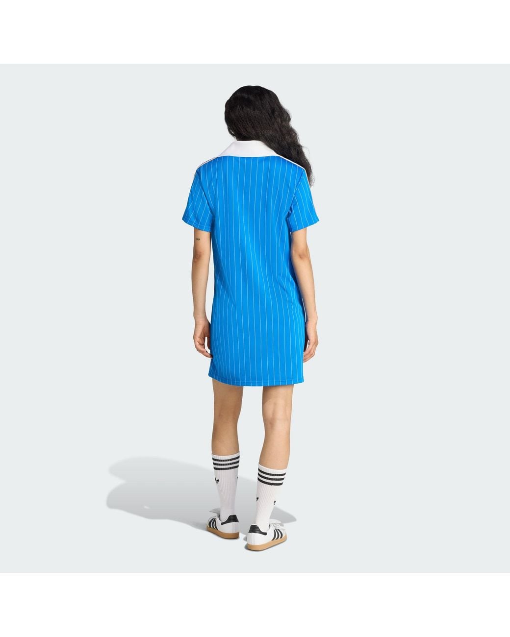 Adidas Originals Blue Real Madrid Terrace Icons Dress