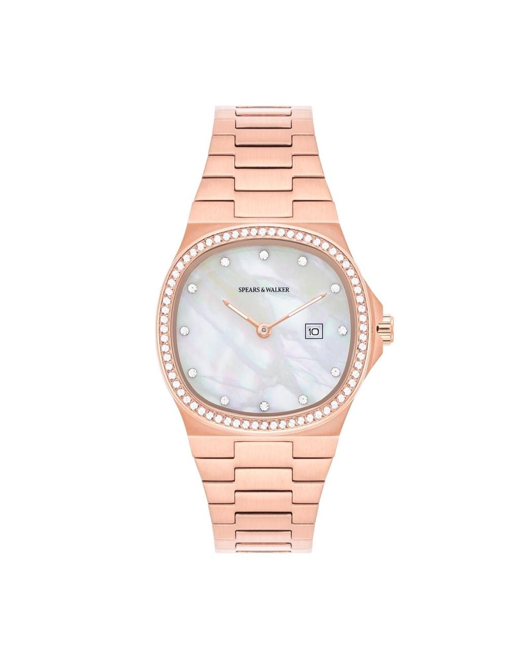 Spears & Walker Pink Stainless Steel Watch Approx. 31.2 Mm