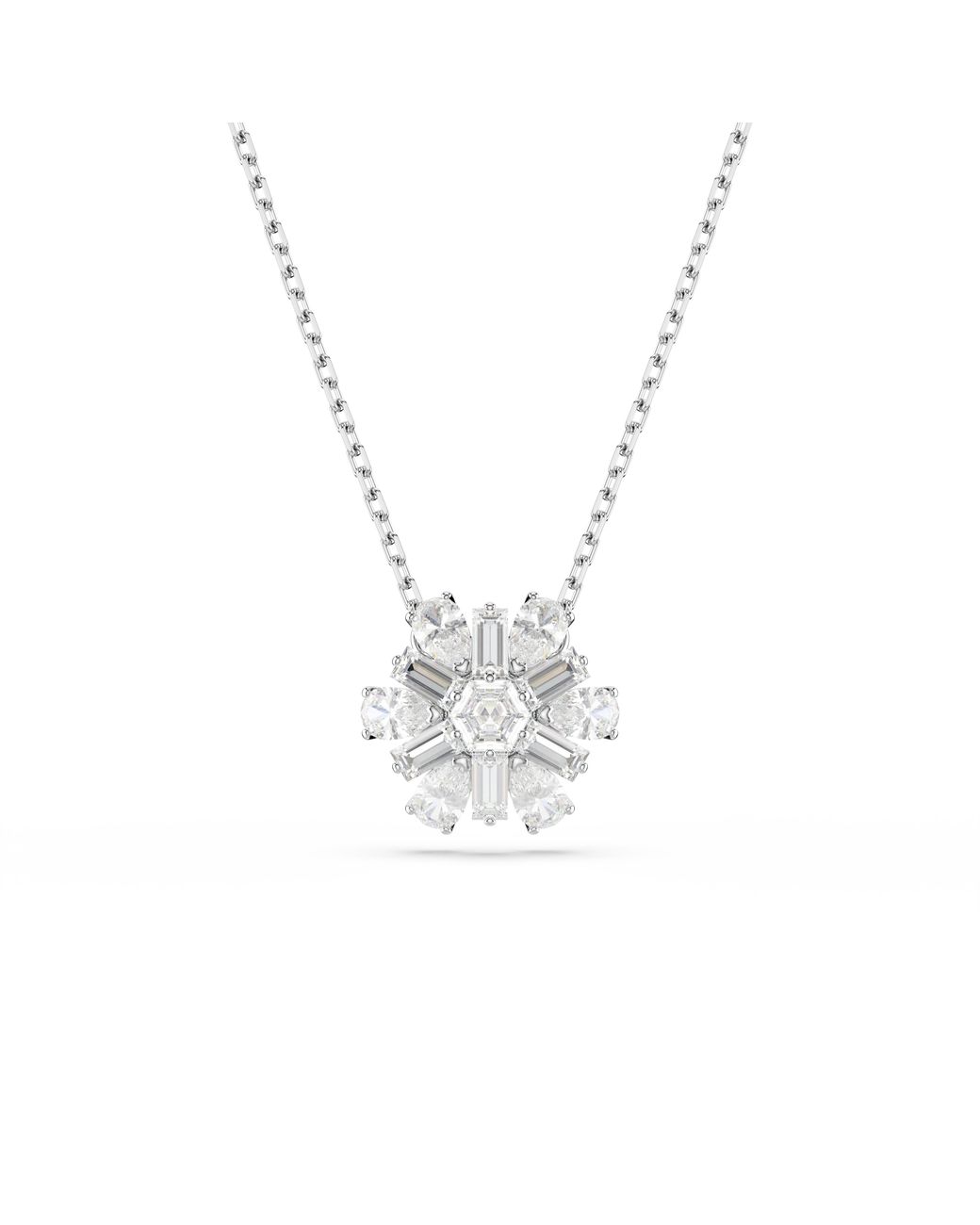 Swarovski Metallic 'Idyllia' Base Metal Necklace