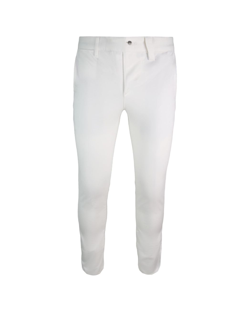 Lacoste White Leisure Trousers Cotton for men