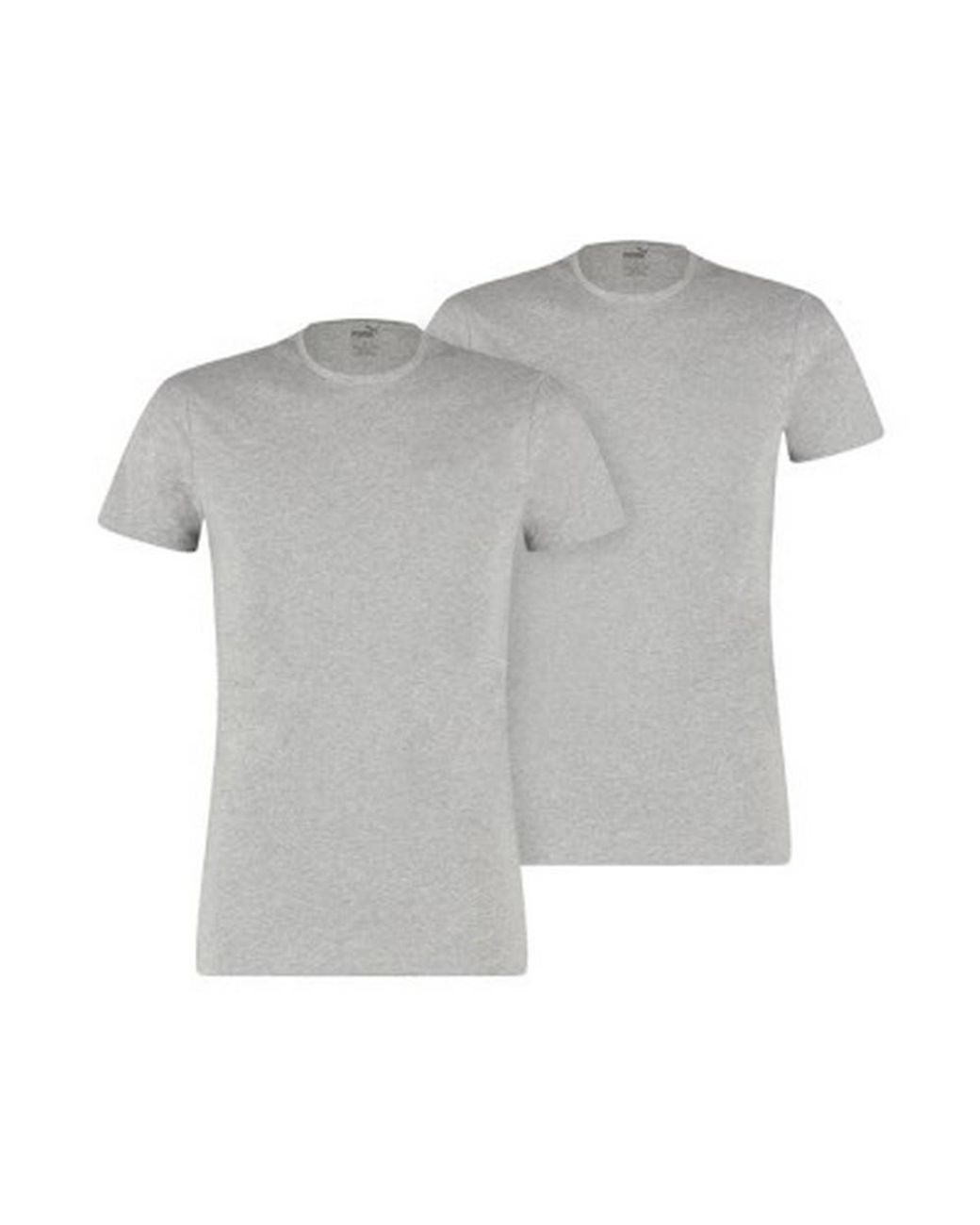 PUMA Gray Adult T-Shirt (Pack Of 2) Marl) Cotton