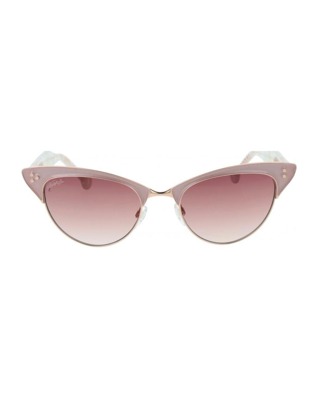 Hally & Son Pink Hs871S04 5504 55 4 Sunglasses