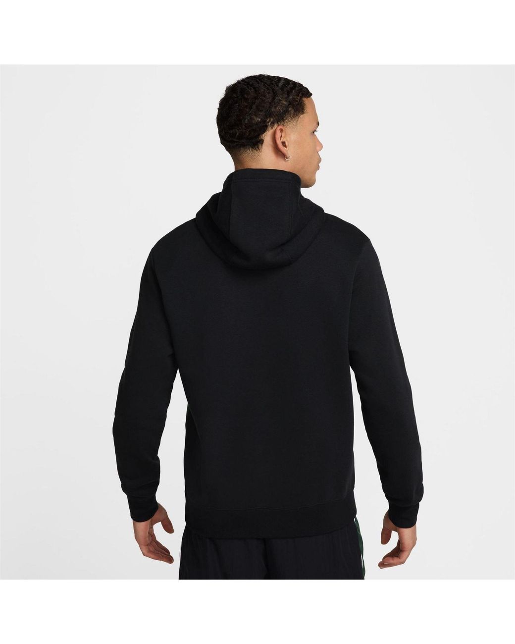 Nike Black Nsw Sw Air Po Hoody Fleece Bb for men