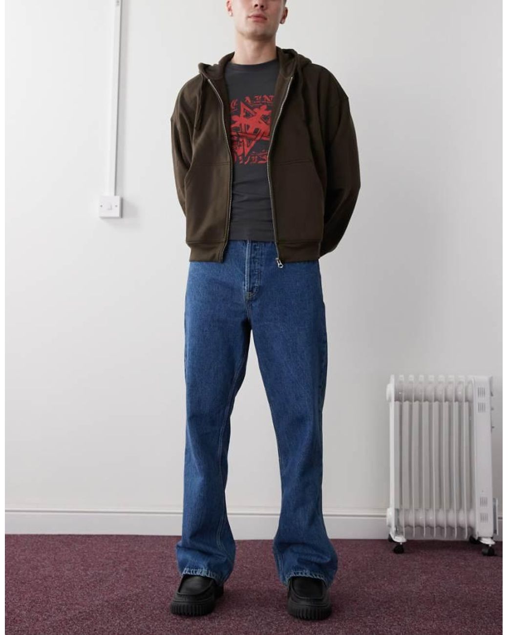 Dr. Denim Blue Kit Regular Fit Bootcut Leg for men