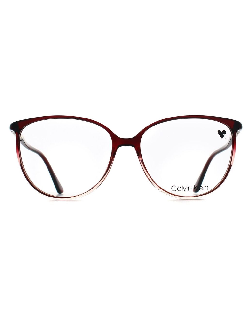 Calvin Klein Brown Cats Eye Burgundy Ck21521N
