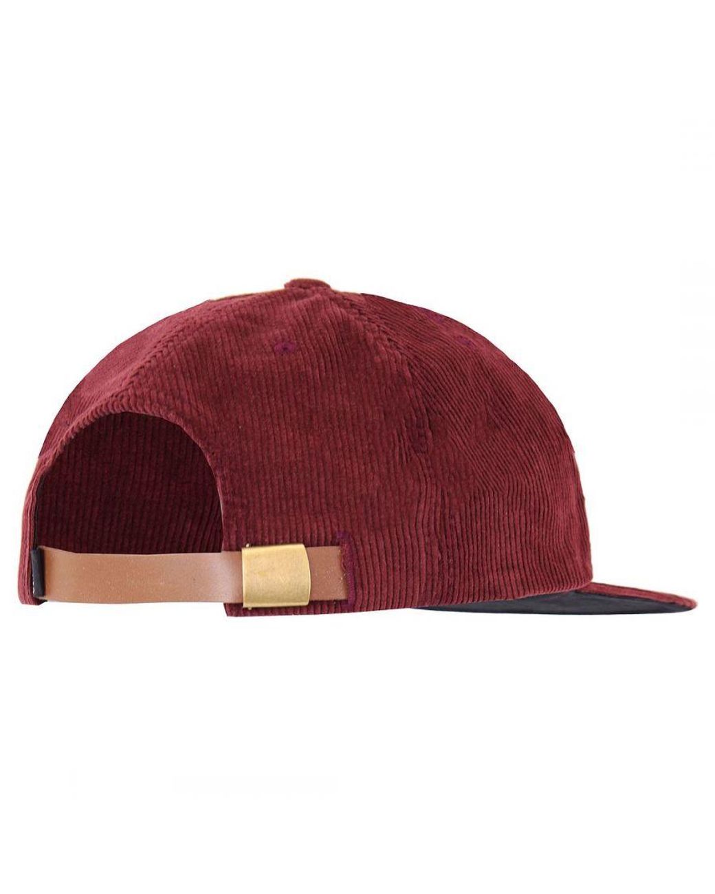 Supra Red Wine Graphic Logo Flat Brim Discord Cap C3092 554 Cotton for men