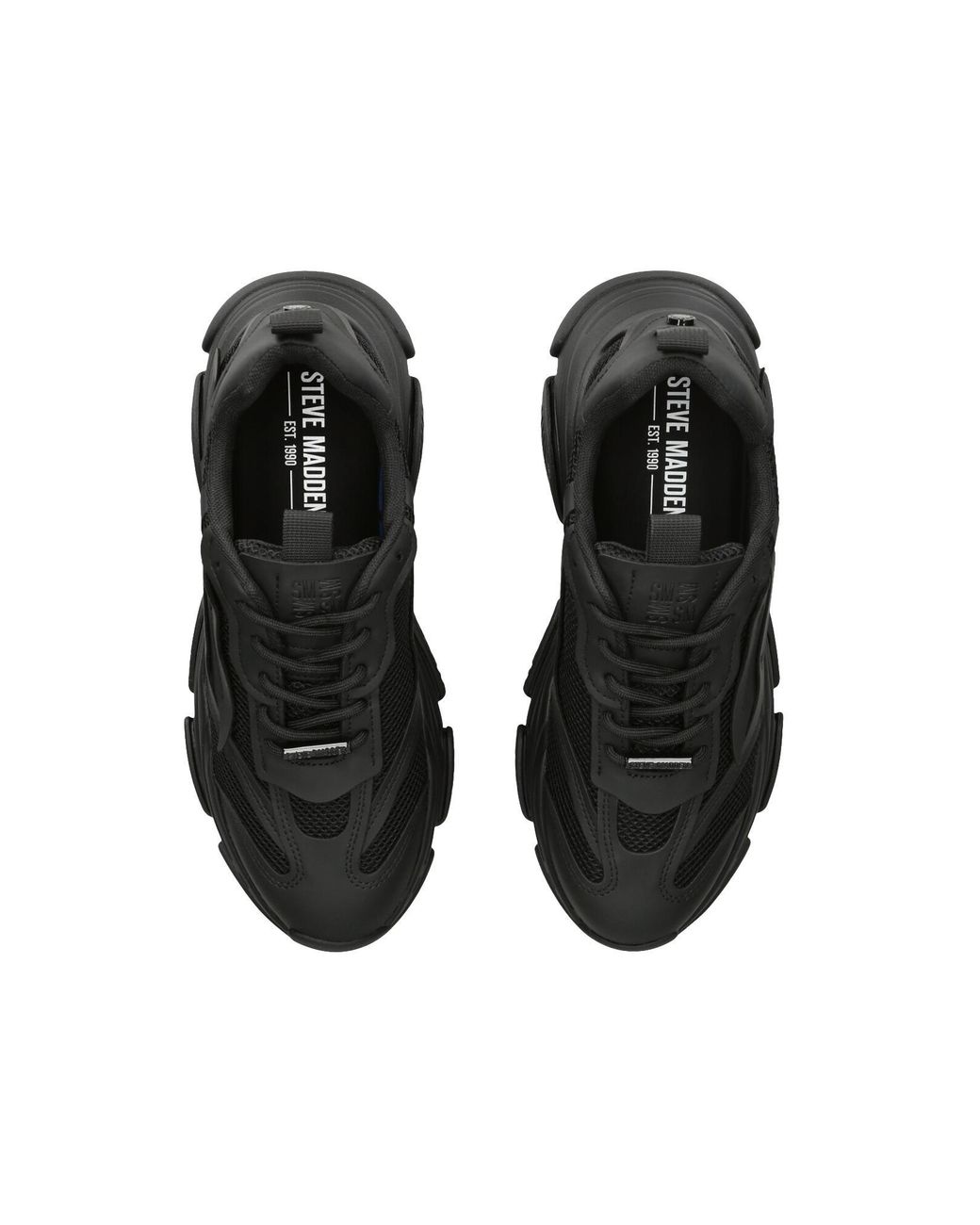 Steve Madden Black Possess Sneakers Fabric for men