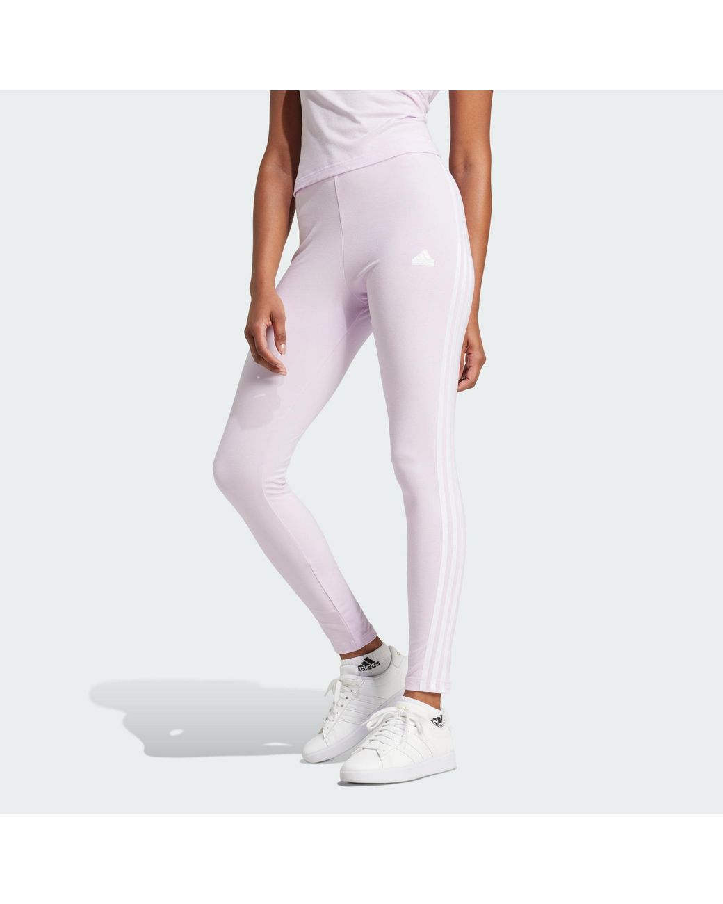 Adidas Pink Future Icons 3-Stripes Leggings