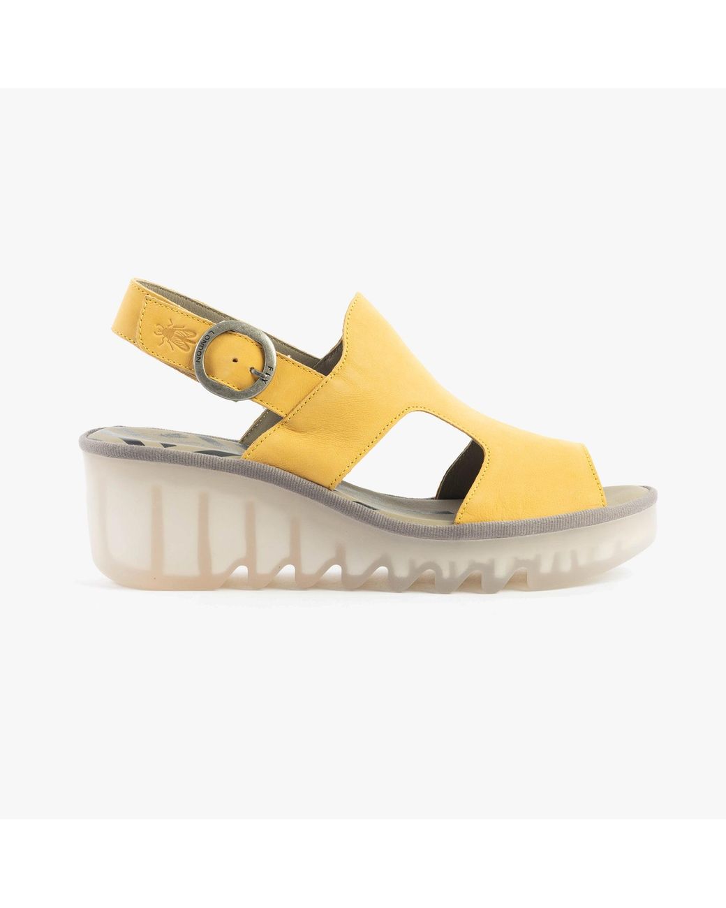 Fly London Metallic Baif585Fly Sandals Bumblebee