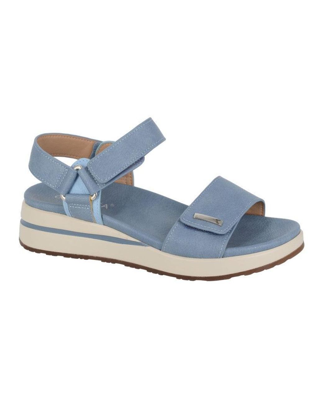 Cipriata Blue Fenia Ankle Strap Sandals Jeans