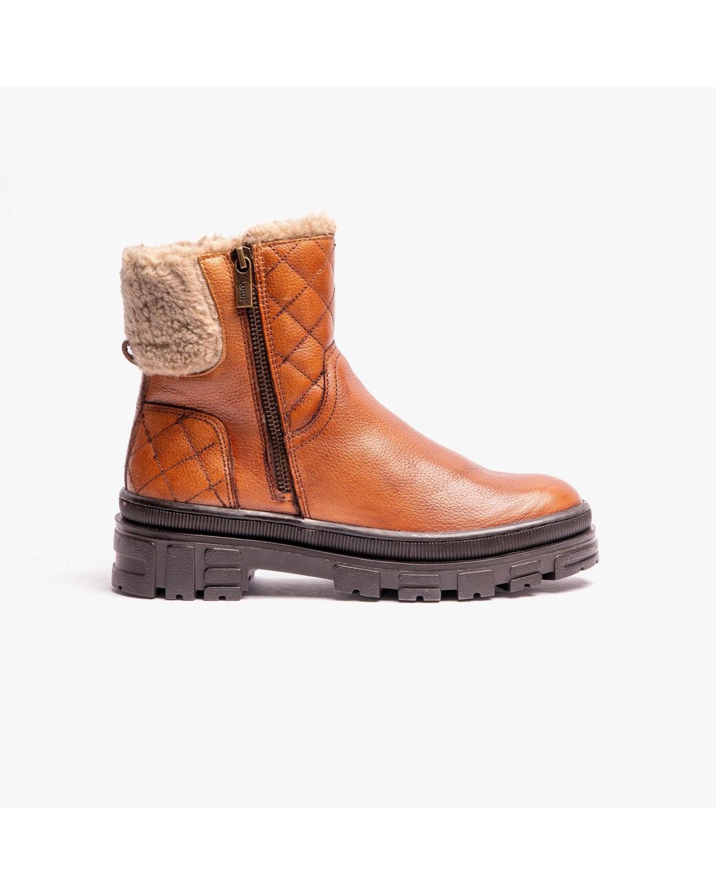 Lotus Brown Lavigne Ankle Boots