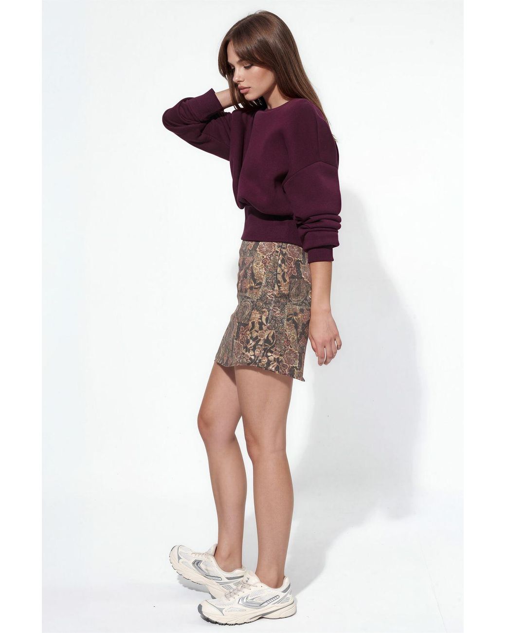 Busem Purple Cotton- Sweatshirt