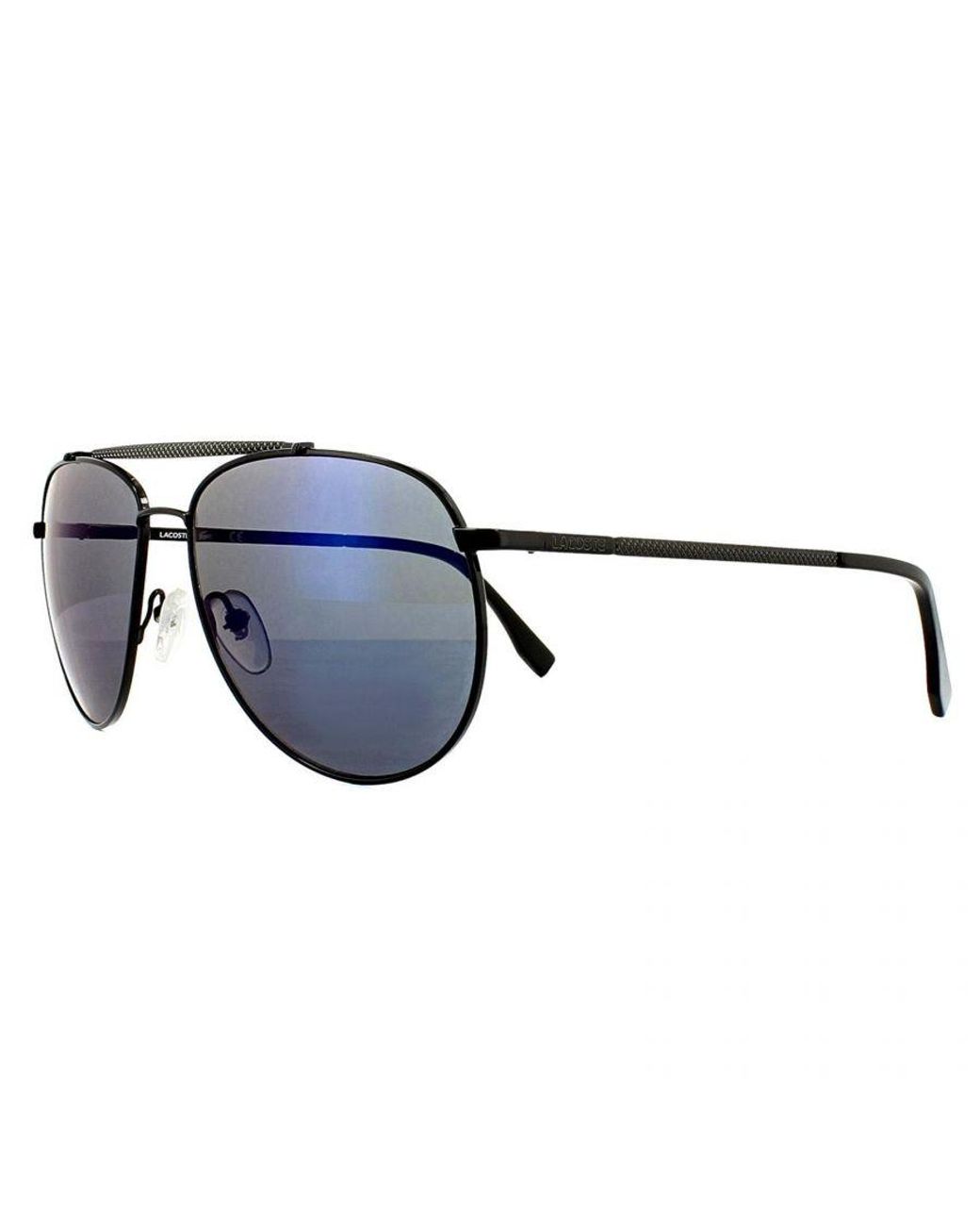 Lacoste Blue Aviator Sunglasses Metal for men