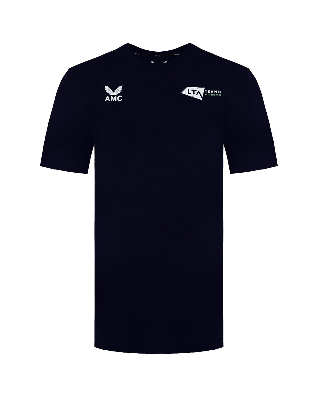 Castore Blue Lta Logo Tennis Top Cotton for men