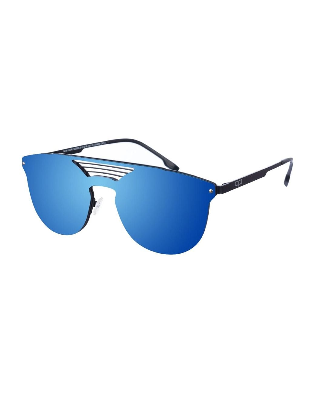 Kypers Blue New Geri Oval Shaped Nylon Sunglasses