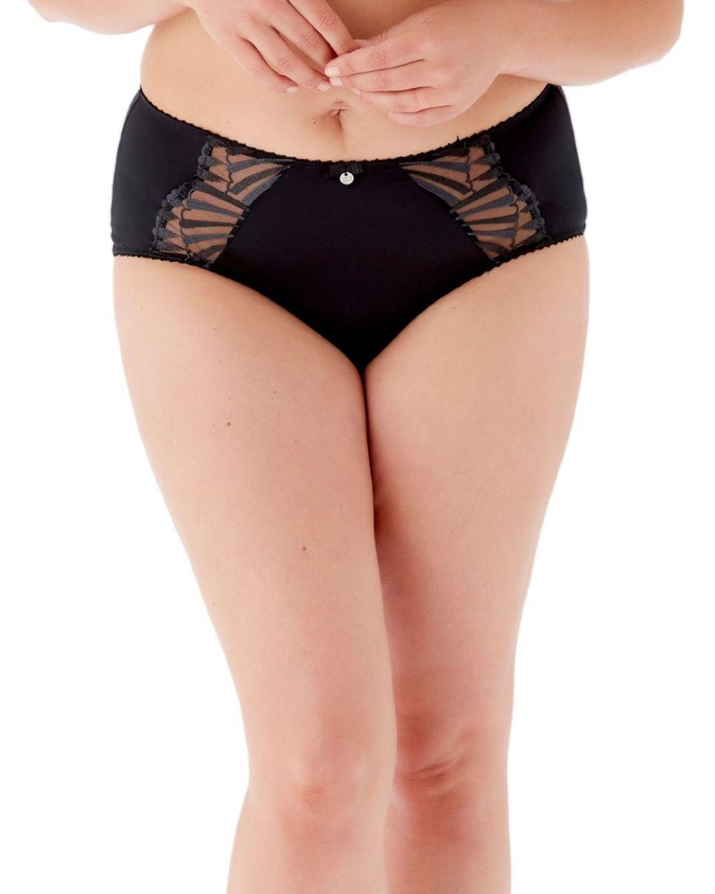 Berlei Black Embrace Midi Brief