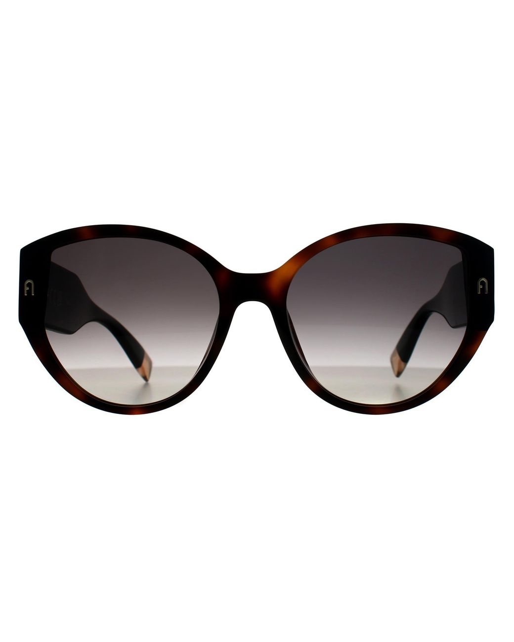 Furla Black Cat Eye Shiny Dark Havana Smoke Gradient Sfu784