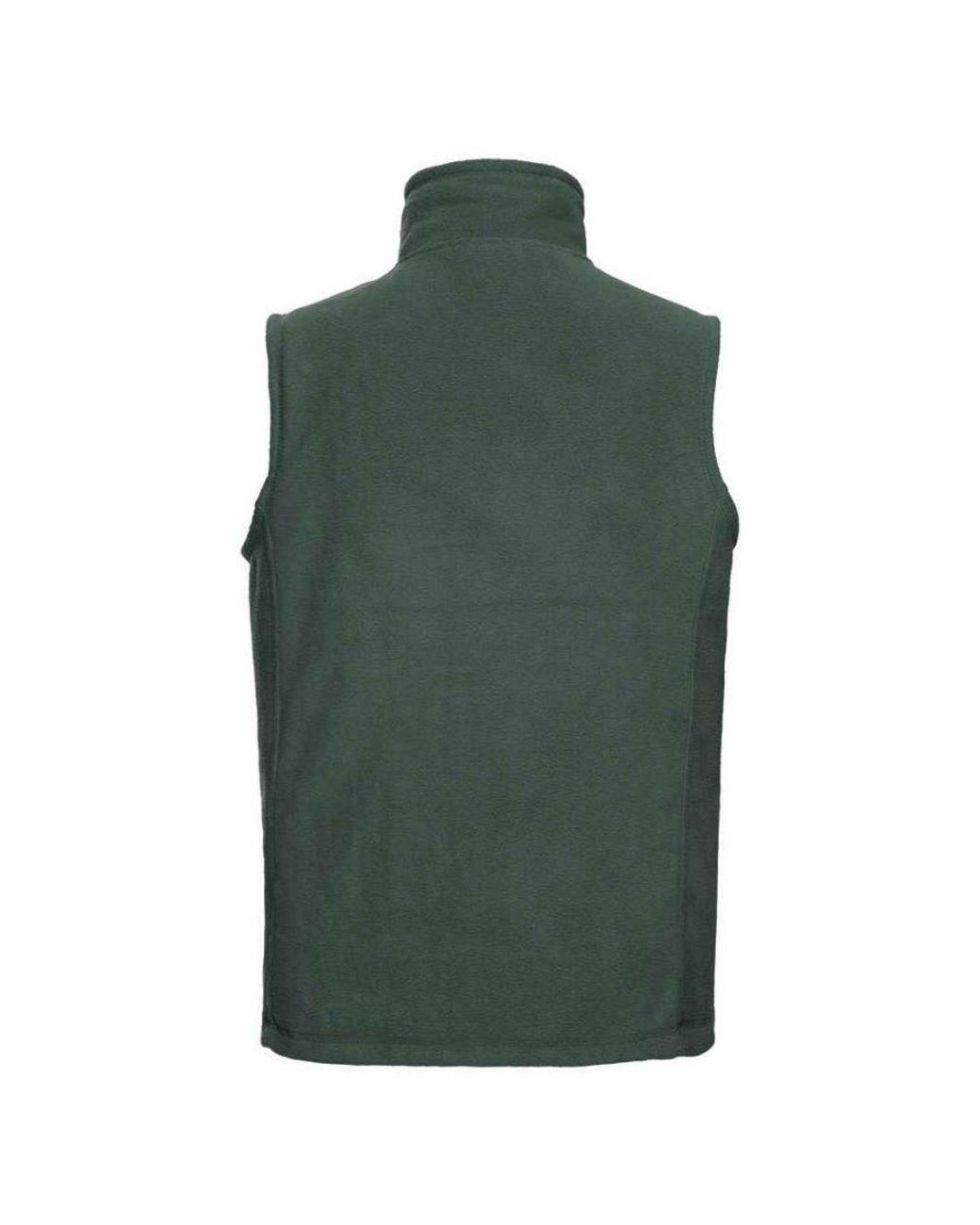 Russell Green Outdoor Fleece Gilet (Bottle) for men