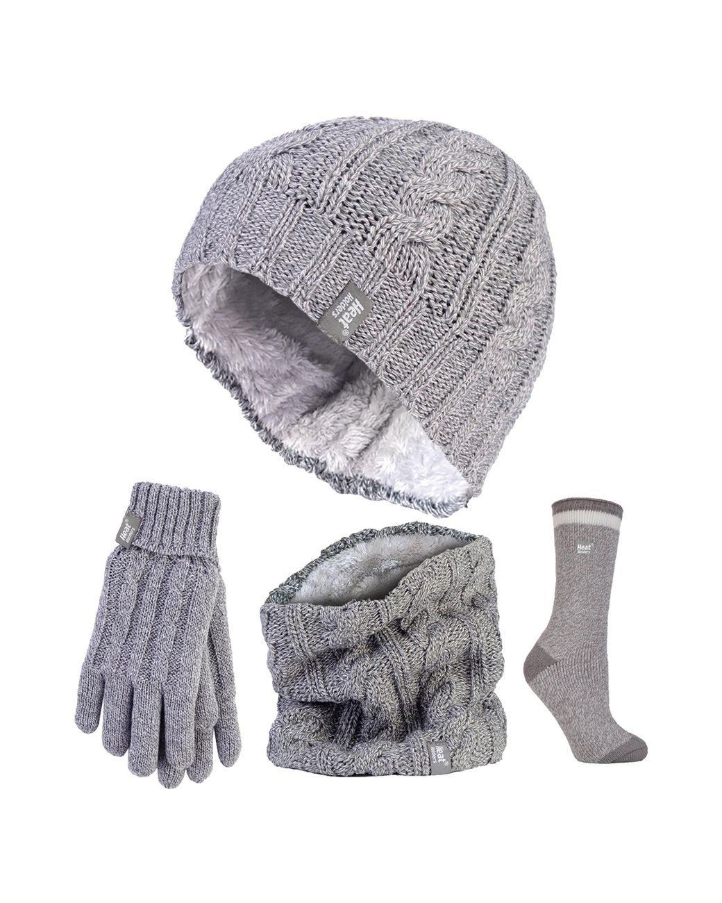 Heat Holders Gray Ladies Thermal Winter Set