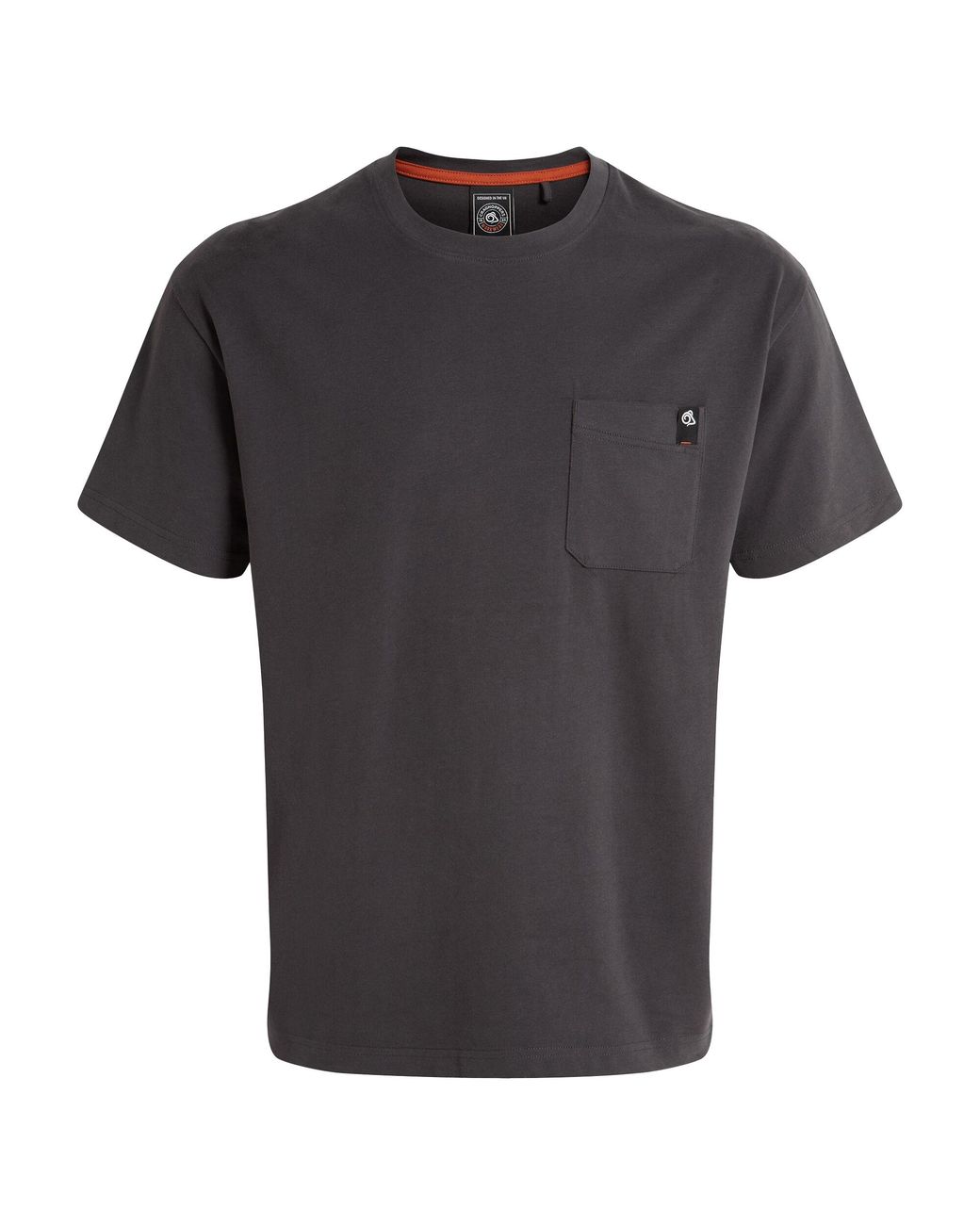 Craghoppers Black Wakefield Pocket T-Shirt (Carbon) for men