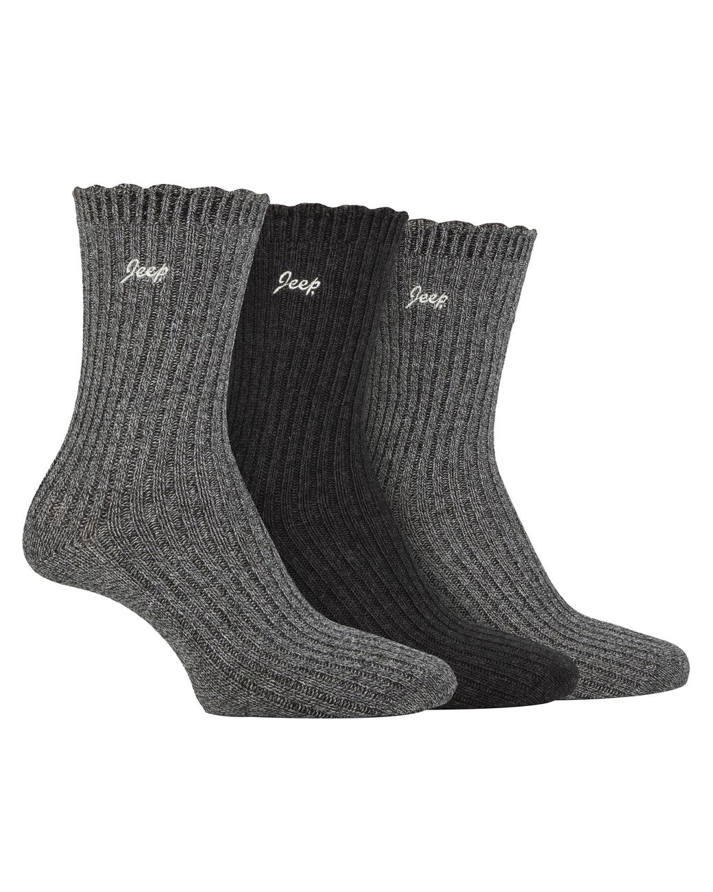 Jeep Black Bamboo Boot Socks