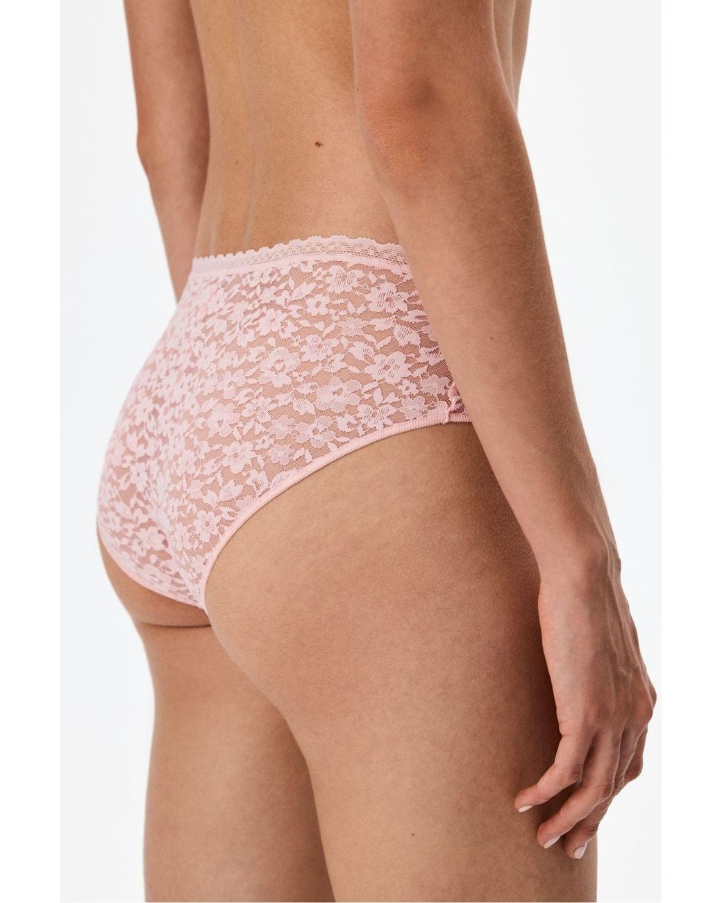 Penti Pink Easy Lace Floral Hipster Briefs