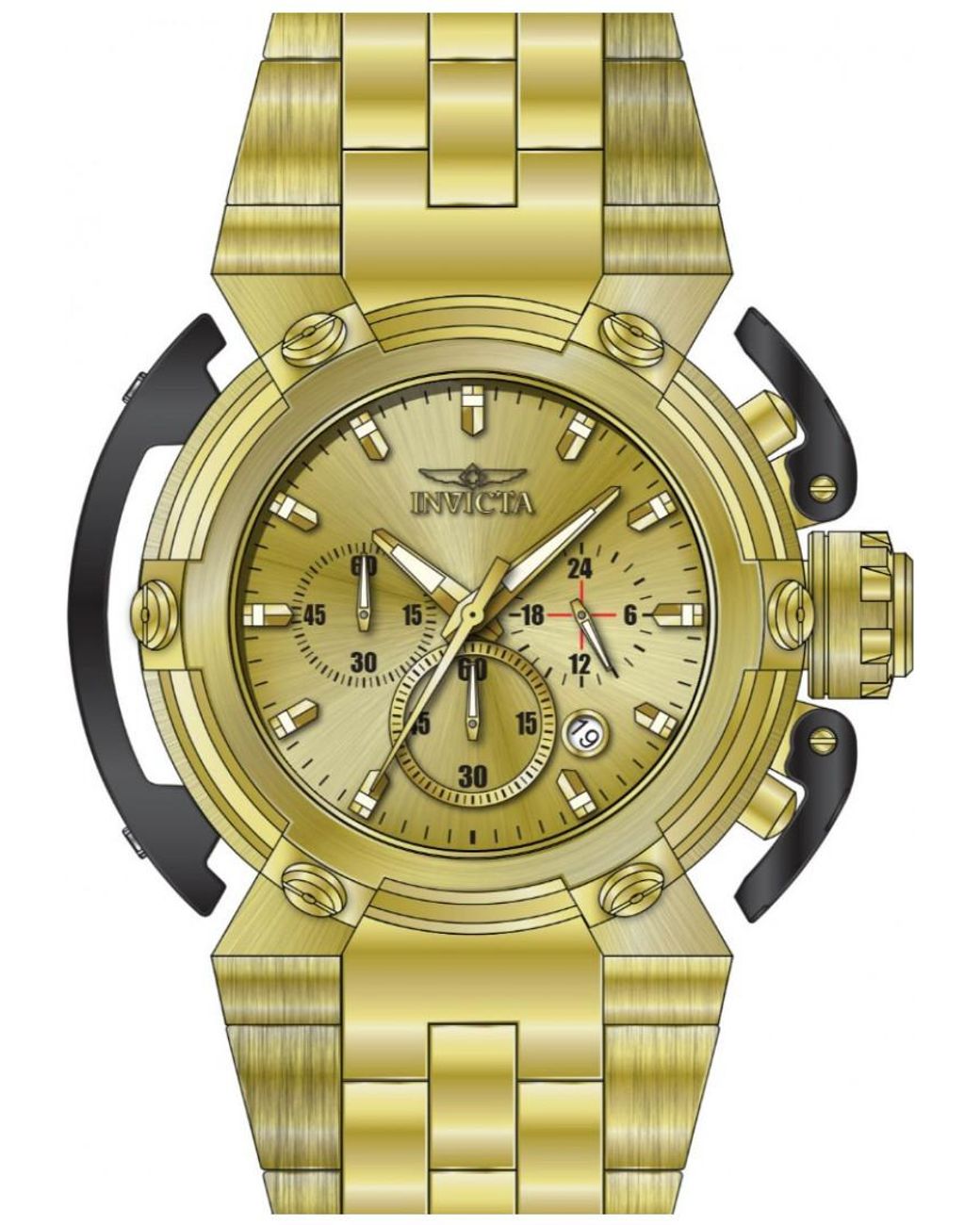 INVICTA WATCH Green In-49771 Coalition Forces Watch for men