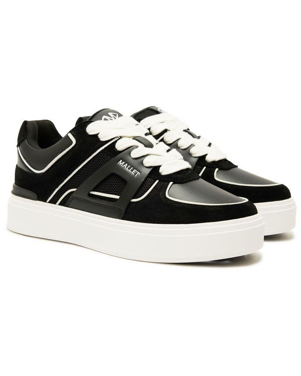 Mallet Black Fenchurch Trainers for men