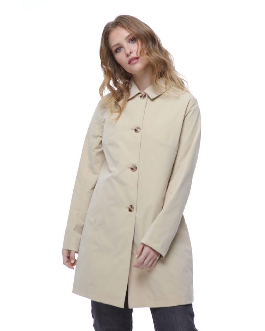 Elle Natural Jennifer Single Breasted Basic Mac