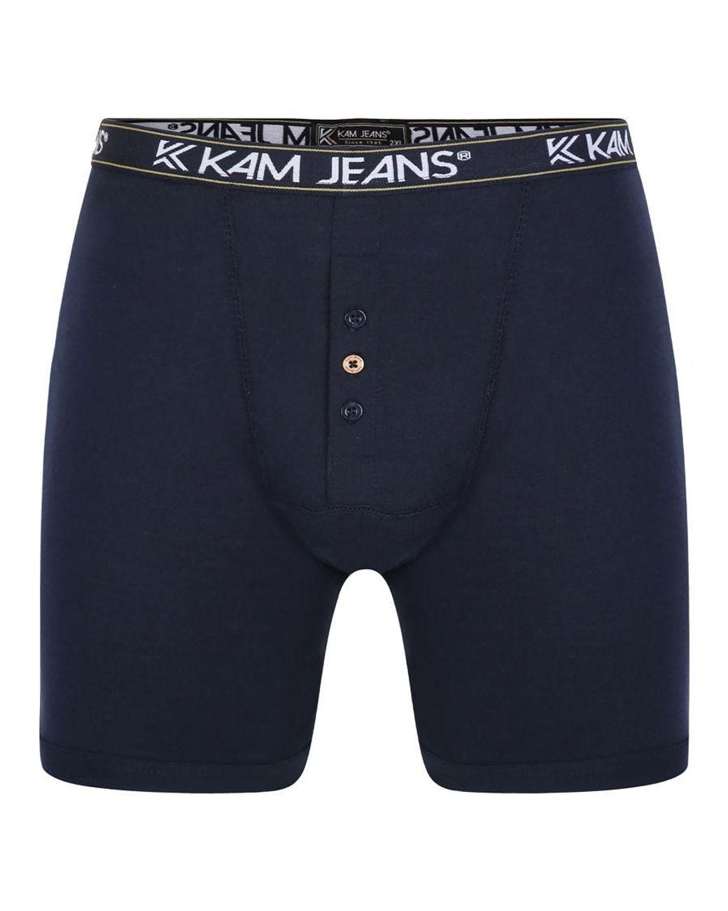 KAM Jeanswear Black Kam Big & Tall Underwear Multipack Of 3 for men