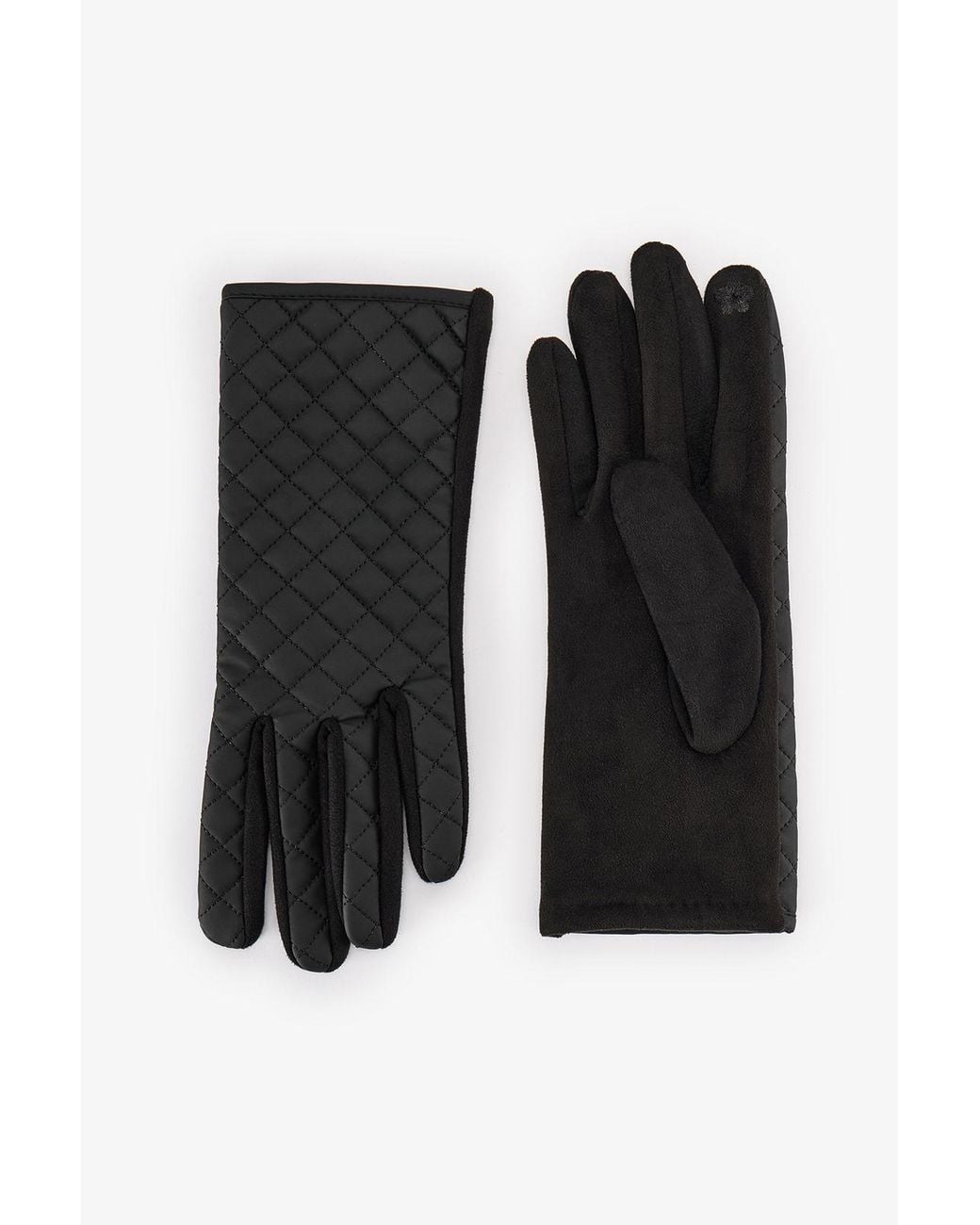 Penti Black Matthew Striped Gloves
