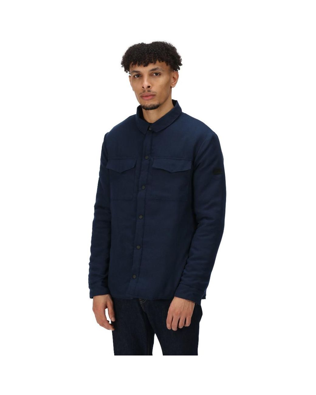 Regatta Blue Gawayne Insulated Long Sleeve Shirt for men