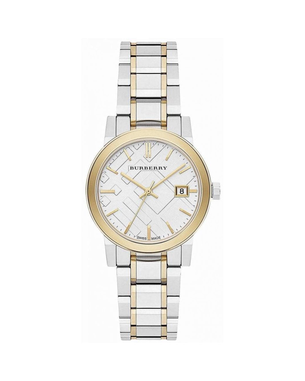 Burberry Metallic Bu9115 Ladies Two Tone The City Watch