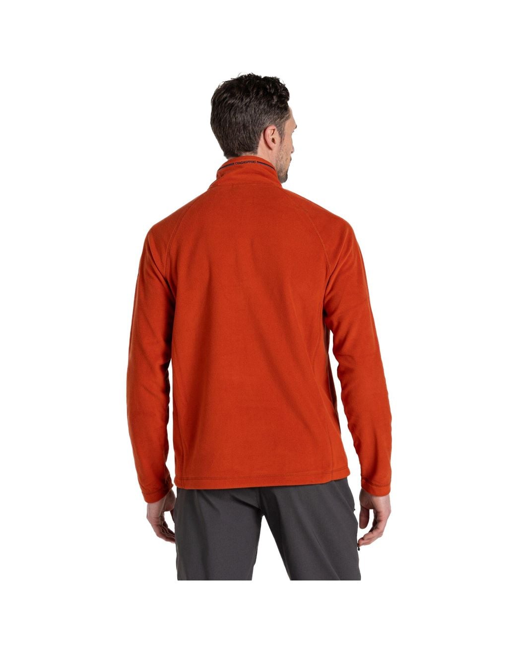 Craghoppers Red Corey Vi Half Zip Fleece Top (Carnelian) for men