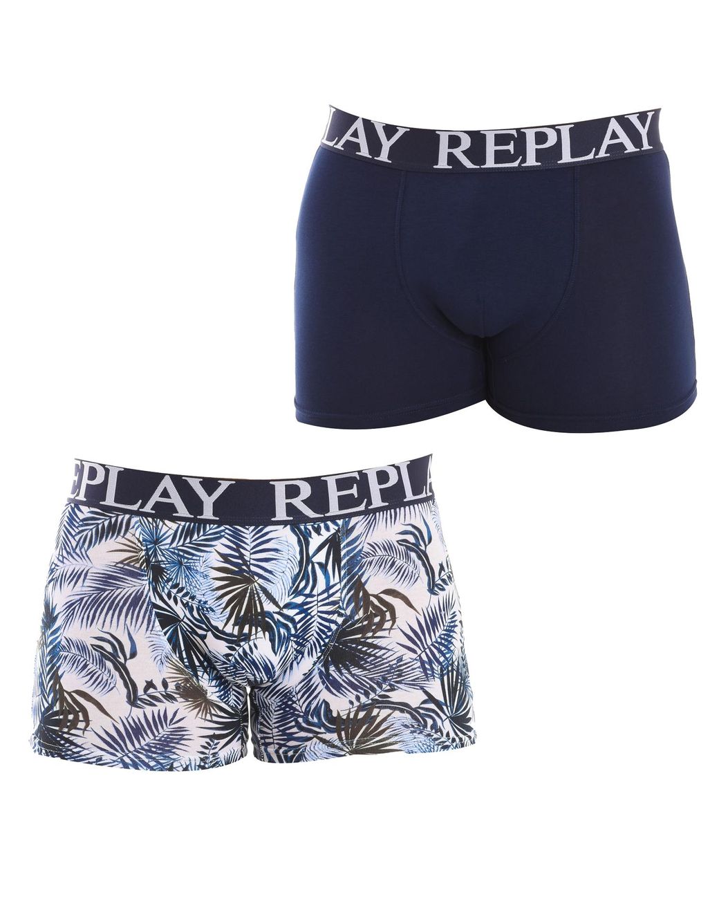 Replay Blue Pack-2 Boxers I101238 for men