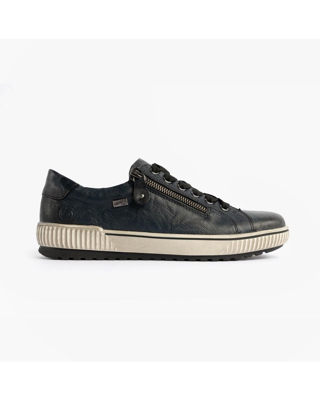 Remonte Black D0700-15 Leather Causal Shoes
