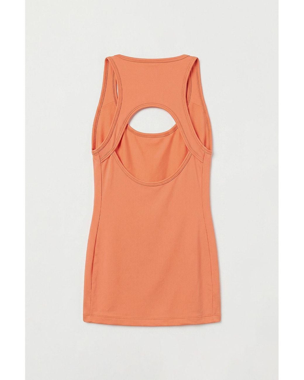 TOMMY LIFE Orange Elastane Active Top