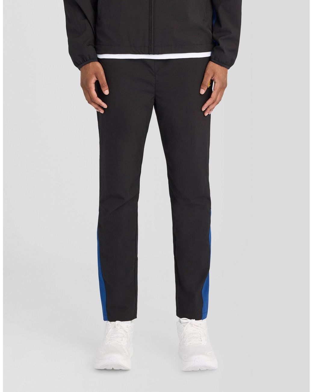 Lyle & Scott Black Sports Panelled Track Pants for men
