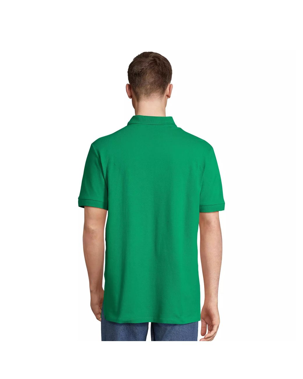 Sol's Green Adult Pacific Pique Twin Needle Stitch Polo Shirt (Bright Kelly)