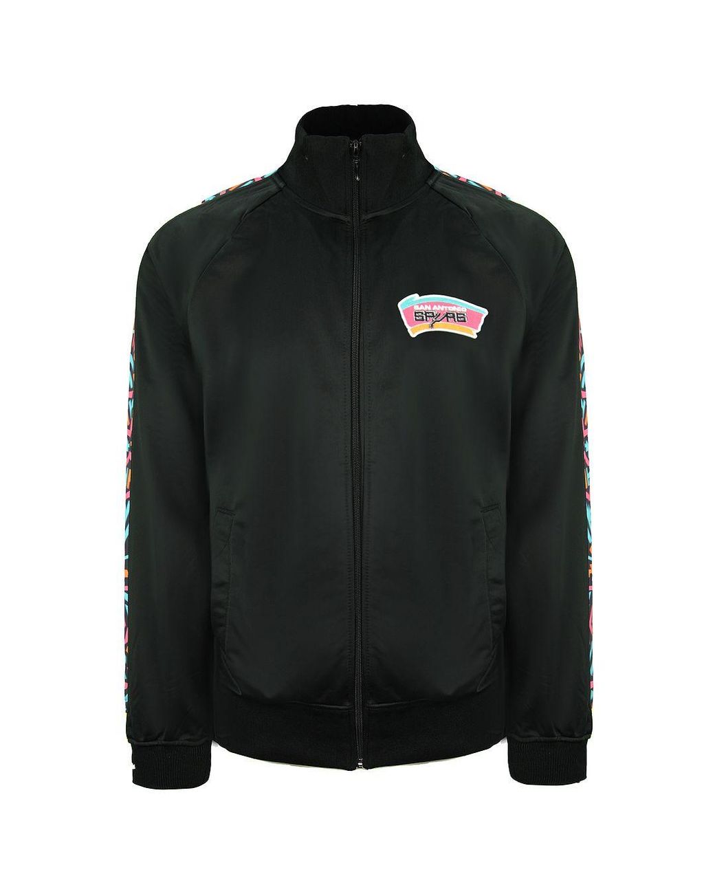 Mitchell & Ness Black Nba San Antonio Spurs Track Jacket for men